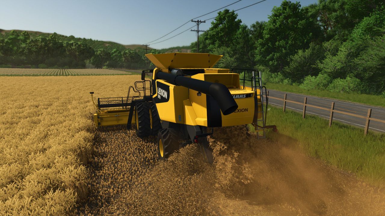 Комбайн CLAAS Lexion 560-590 US для Farming Simulator 25