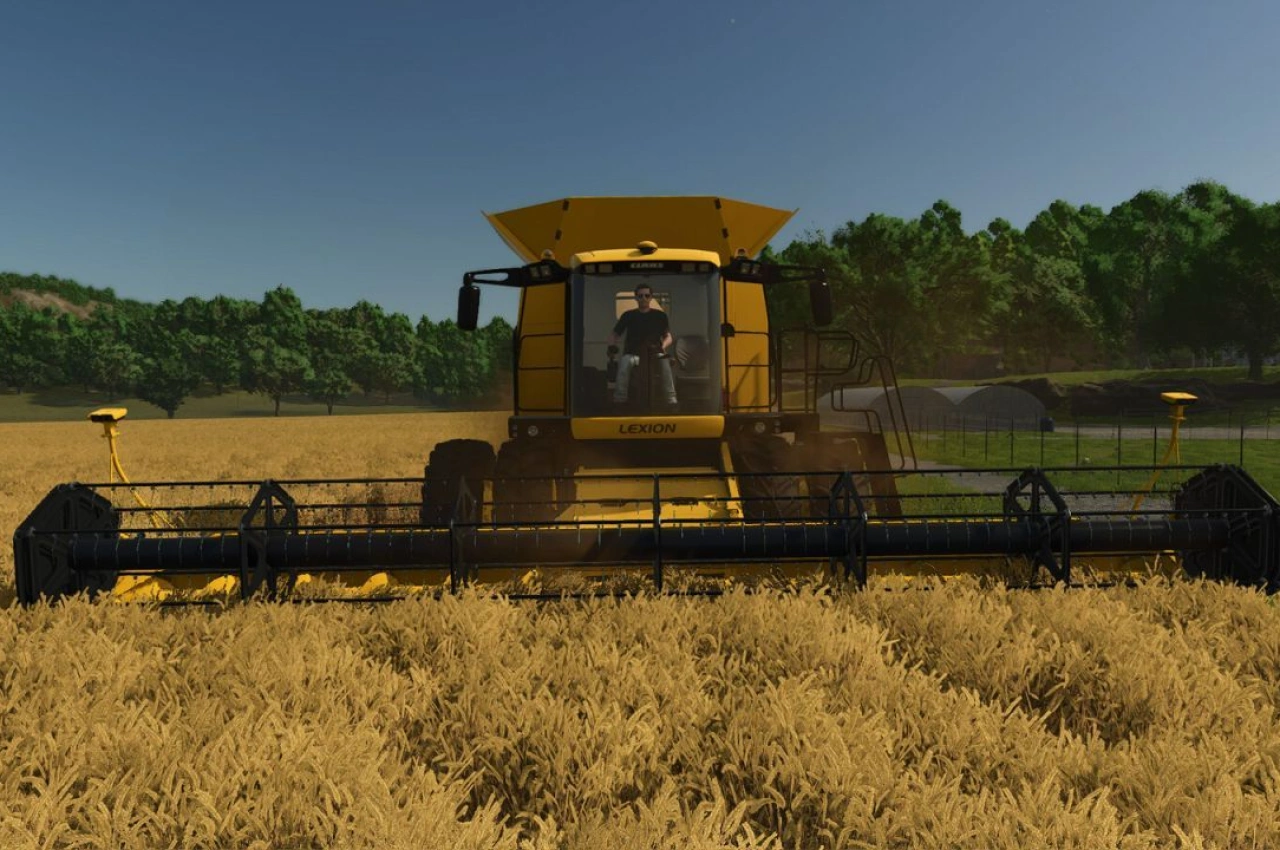 Комбайн CLAAS Lexion 560-590 US для Farming Simulator 25