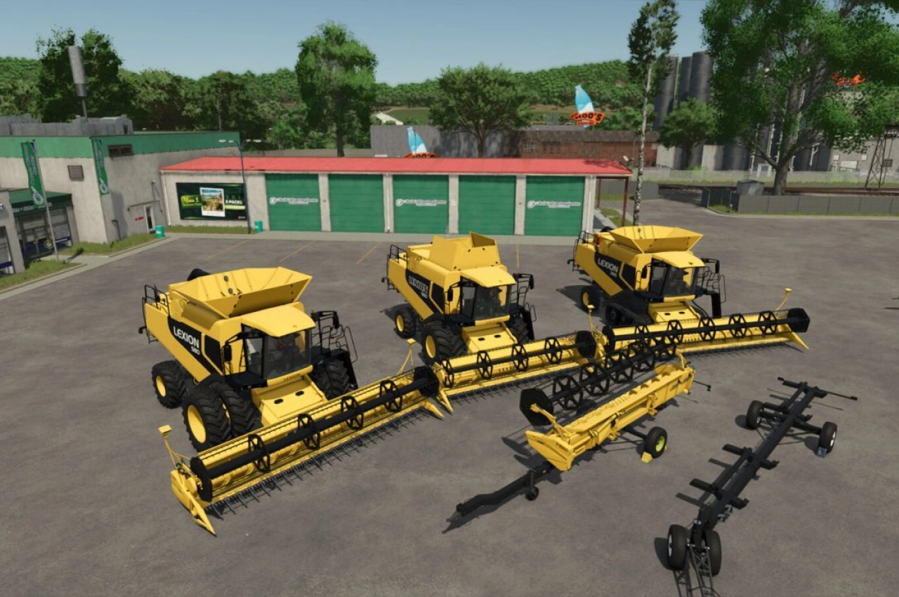 Комбайн CLAAS Lexion 560-590 US для Farming Simulator 25