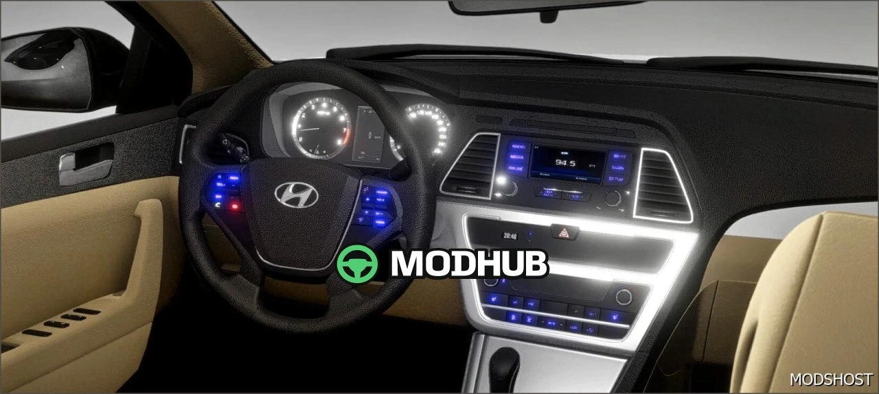 Автомобіль Hyundai Sonata 2016 2017 для BeamNG.drive