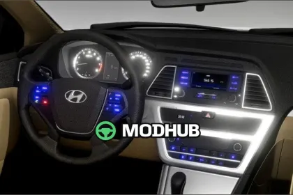 Samochód Hyundai Sonata 2016 2017 do BeamNG.drive