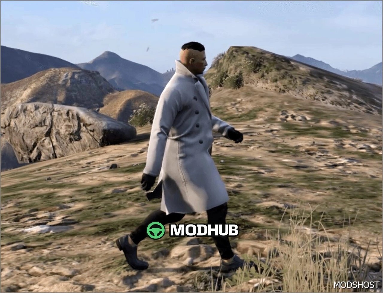 Пальто з тканинною фізикою для GTA 5