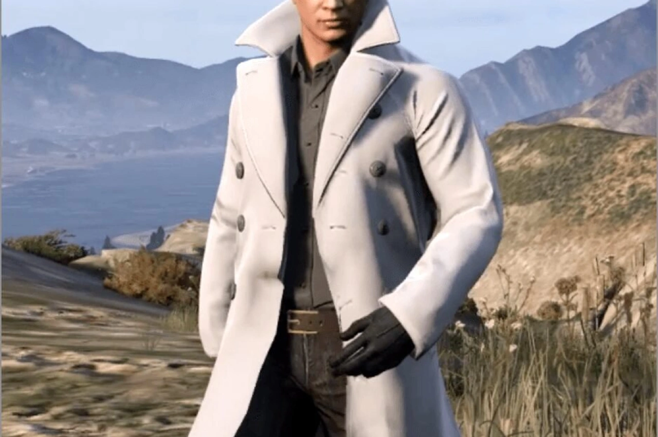 Пальто з тканинною фізикою для GTA 5