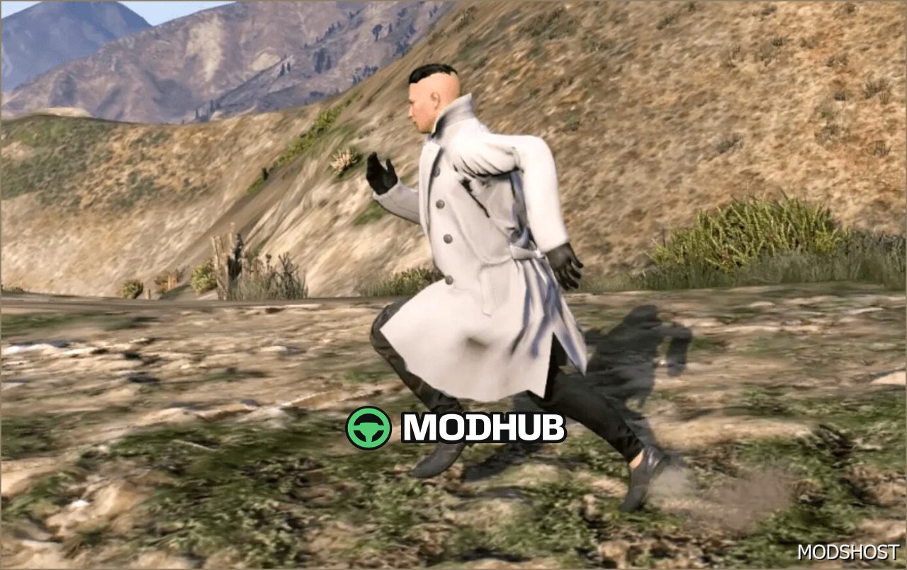 Пальто з тканинною фізикою для GTA 5