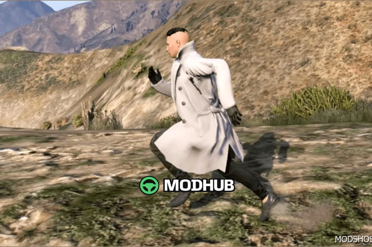 Пальто з тканинною фізикою для GTA 5