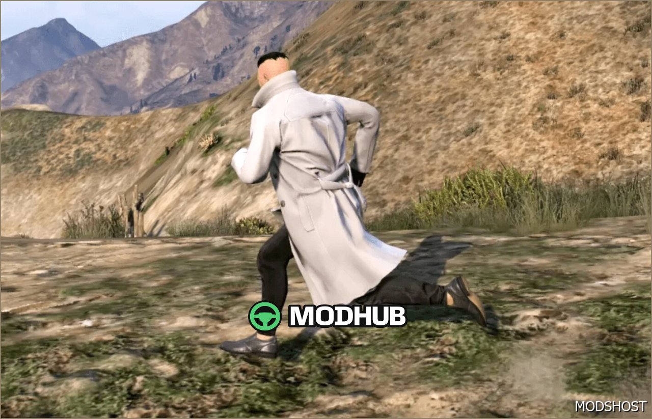 Пальто з тканинною фізикою для GTA 5