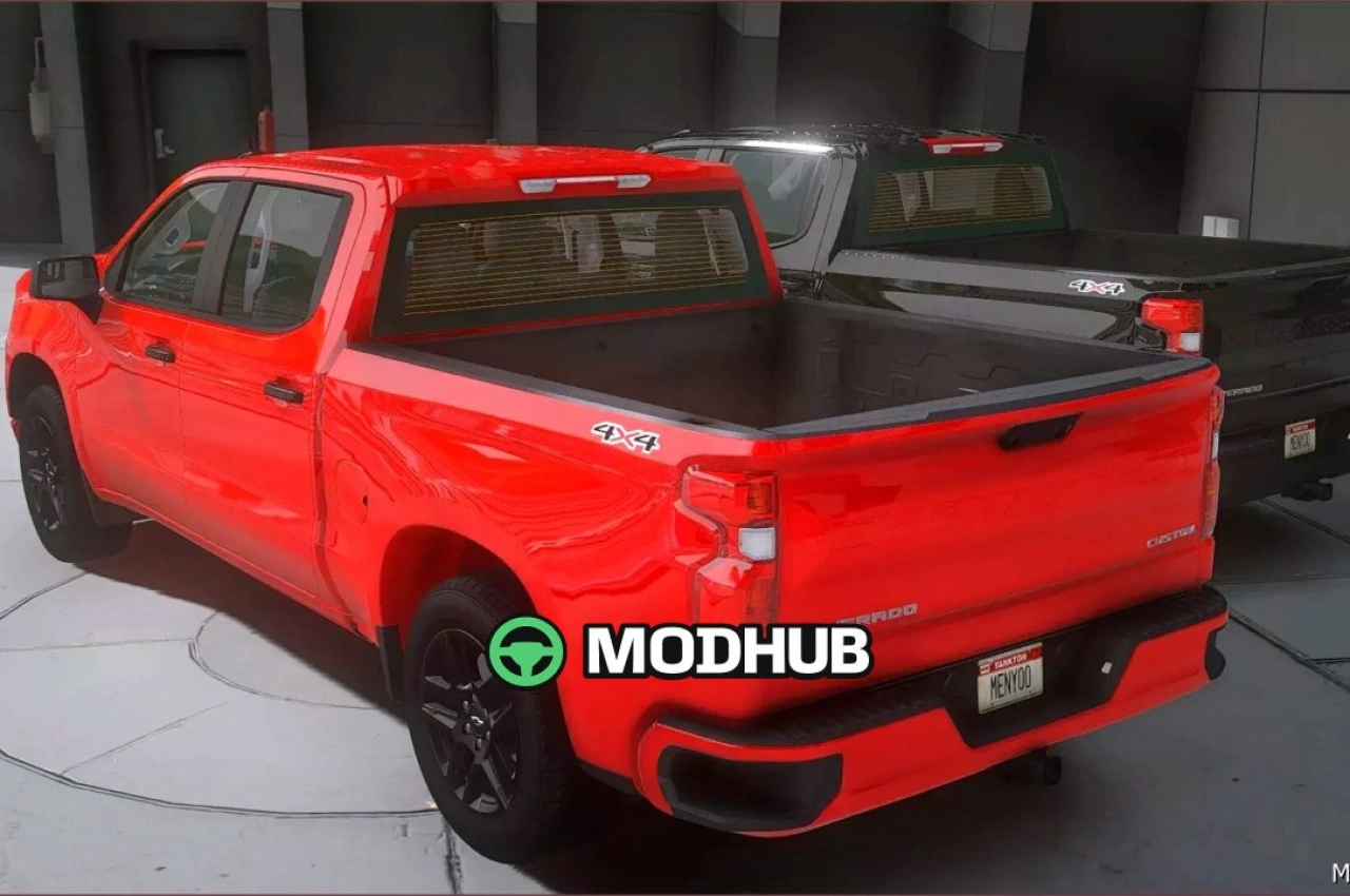 Автомобіль Chevrolet Silverado Custom 1500 для GTA 5