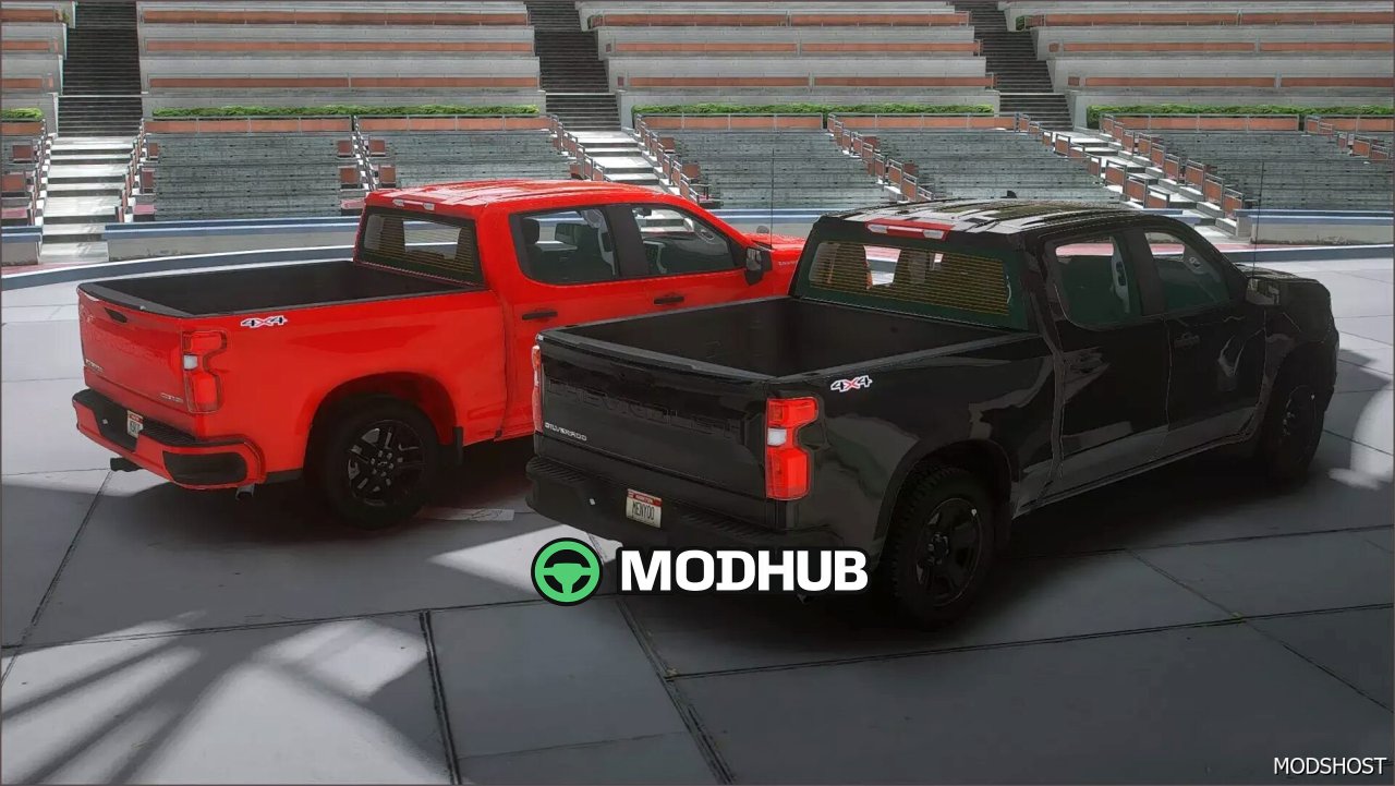Автомобіль Chevrolet Silverado Custom 1500 для GTA 5