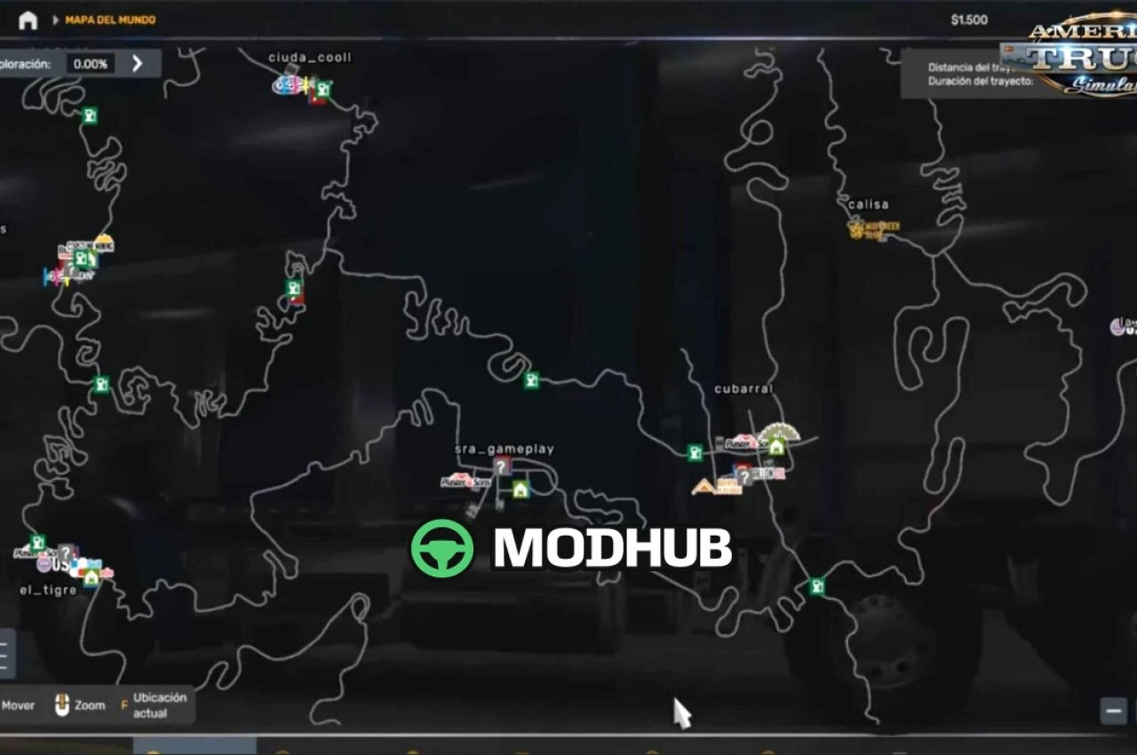 Карти Mountains Legends V2.0 для American Truck Simulator