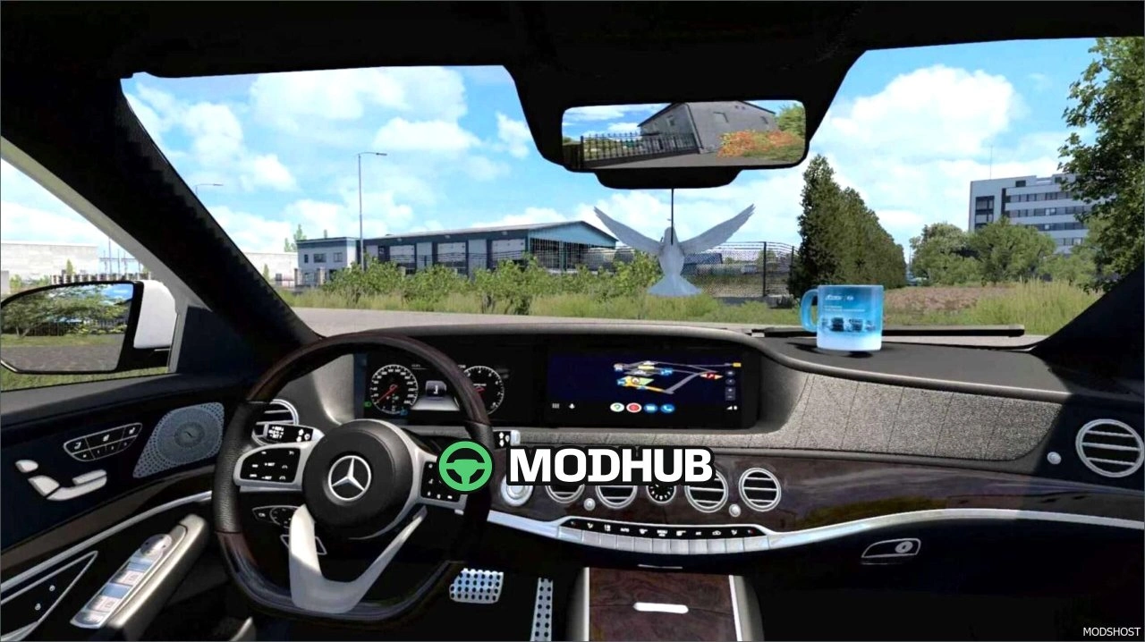 Автомобіль Mercedes Benz Maybach S400D 2021 для American Truck Simulator