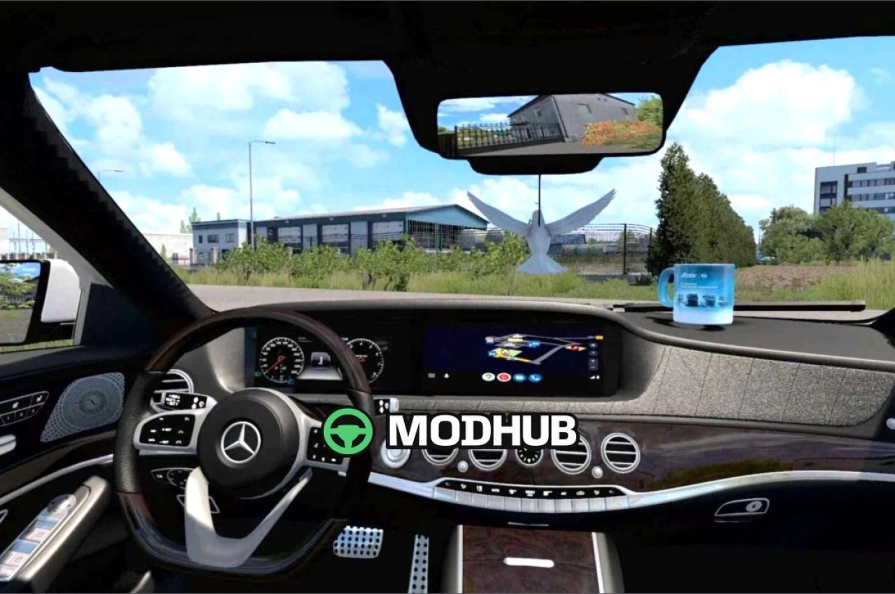 Автомобіль Mercedes Benz Maybach S400D 2021 для American Truck Simulator