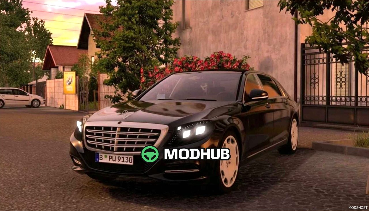 Автомобіль Mercedes Benz Maybach S400D 2021 для American Truck Simulator