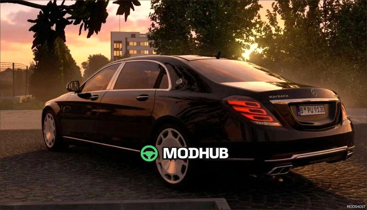 Автомобіль Mercedes Benz Maybach S400D 2021 для American Truck Simulator