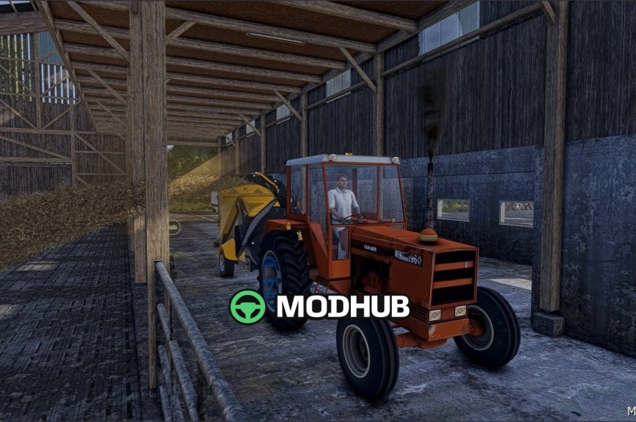 Трактор Renault 96 FS25 для Farming Simulator 25