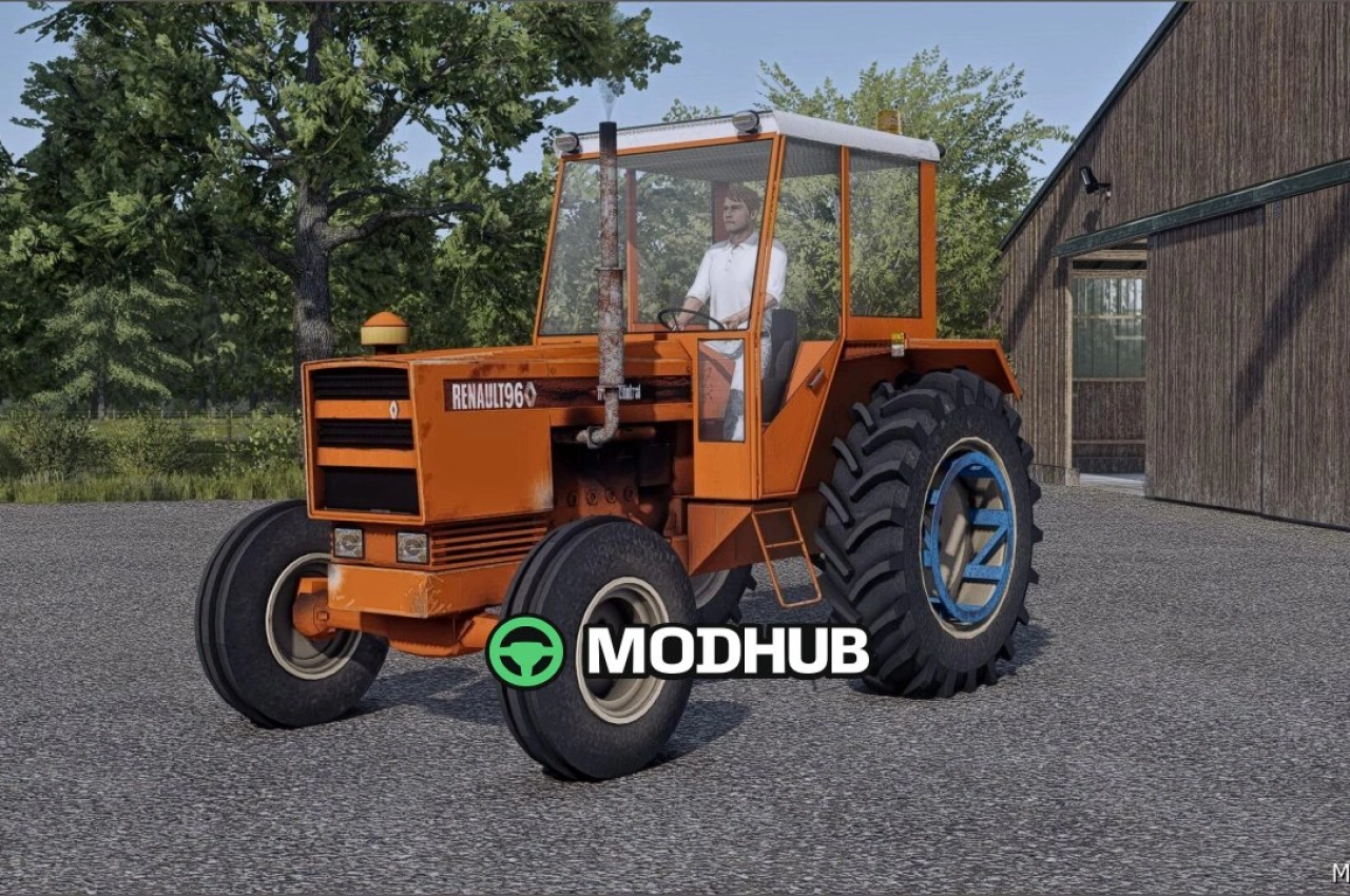 Трактор Renault 96 FS25 для Farming Simulator 25