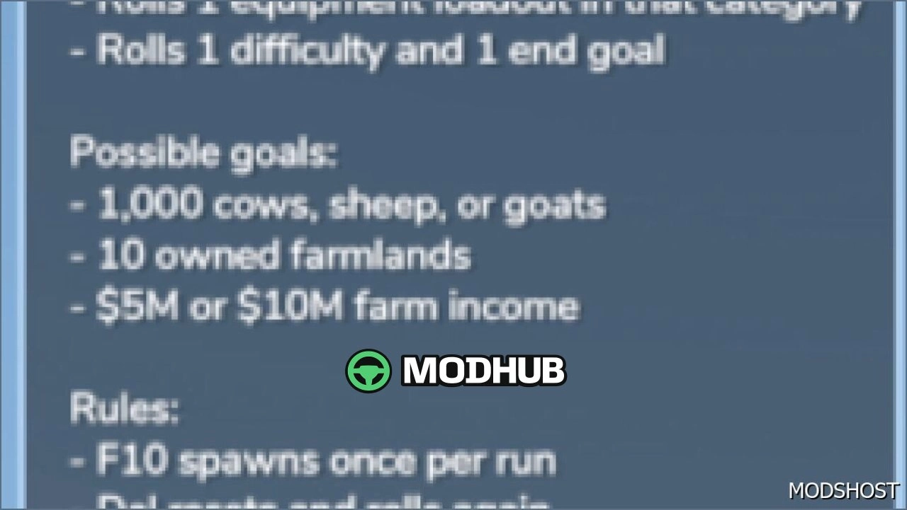 Мод Base Game Randomizer V1.0.4 для Farming Simulator 25
