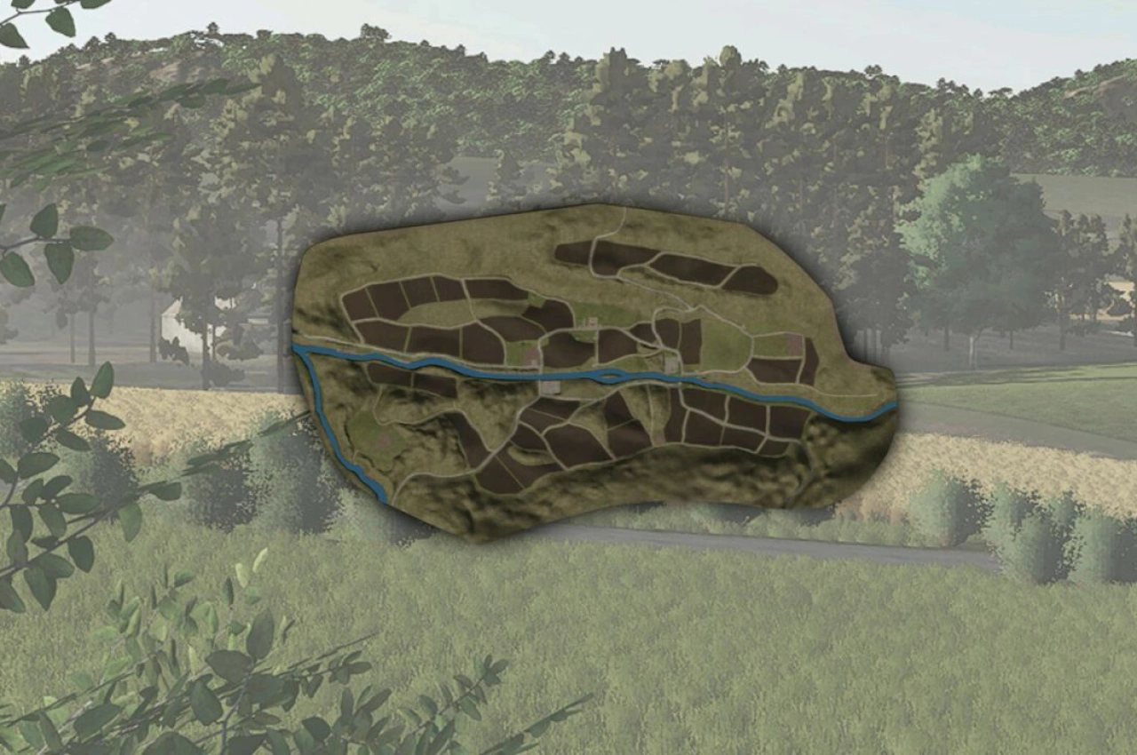 Карта Hamlet для Farming Simulator 25