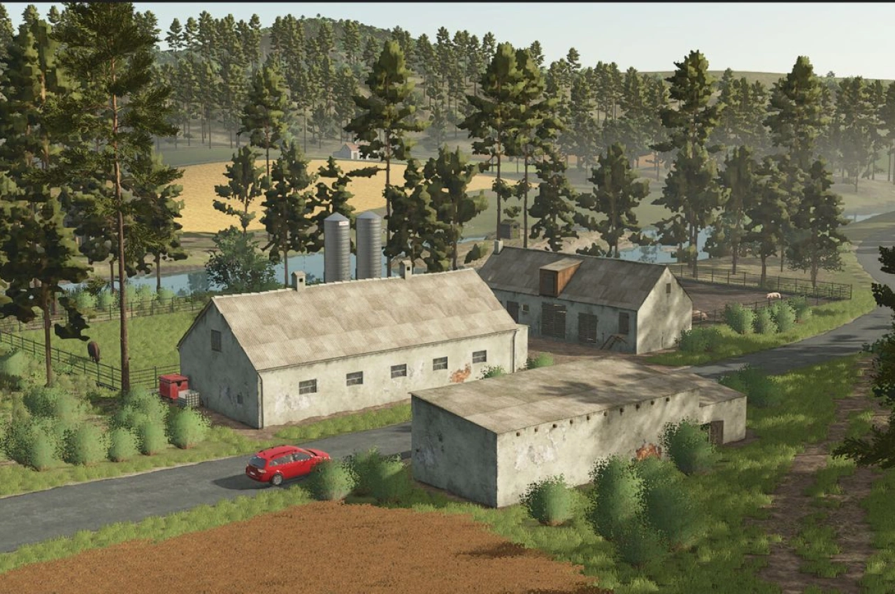 Карта Hamlet для Farming Simulator 25