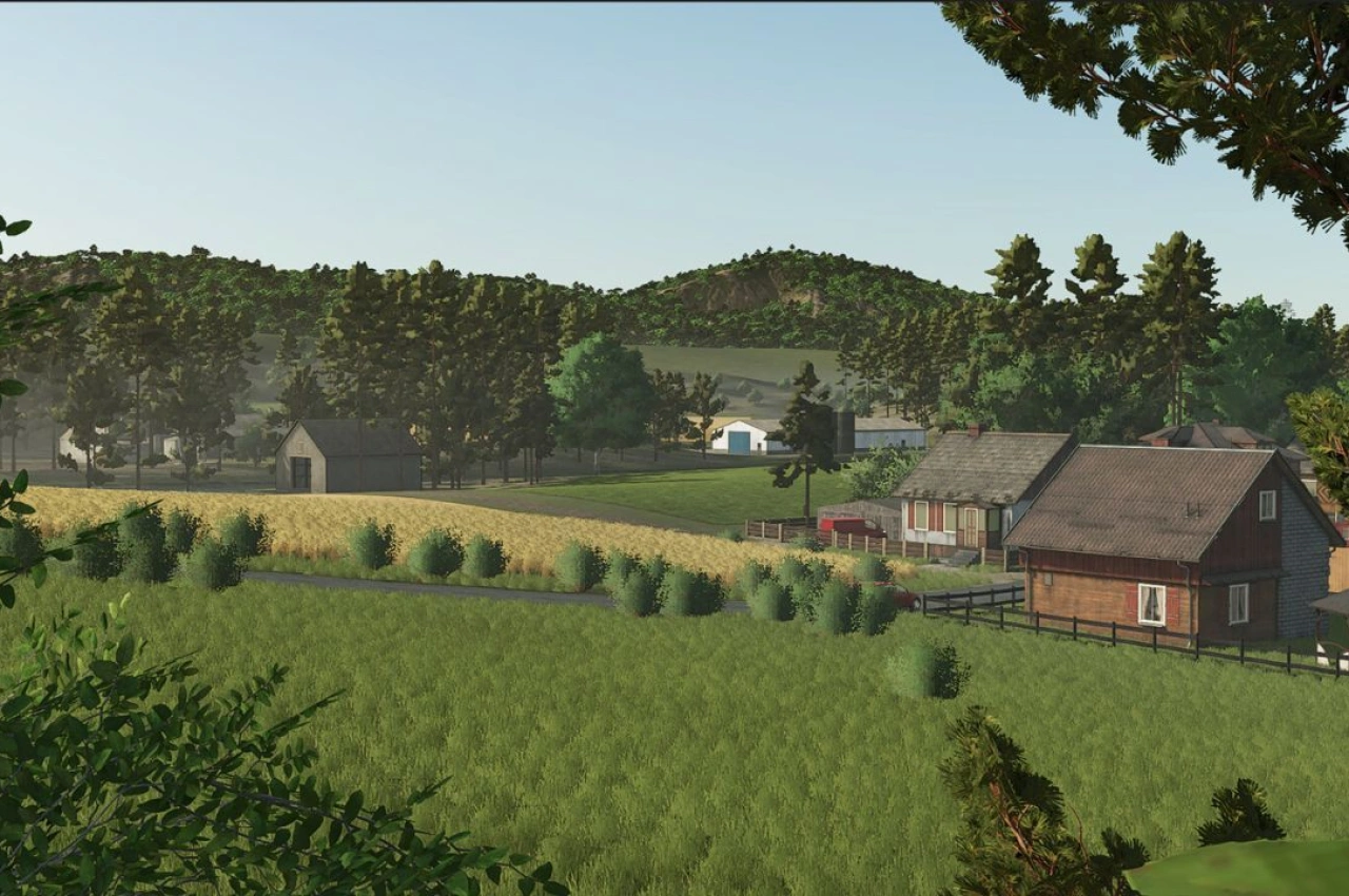 Карта Hamlet для Farming Simulator 25