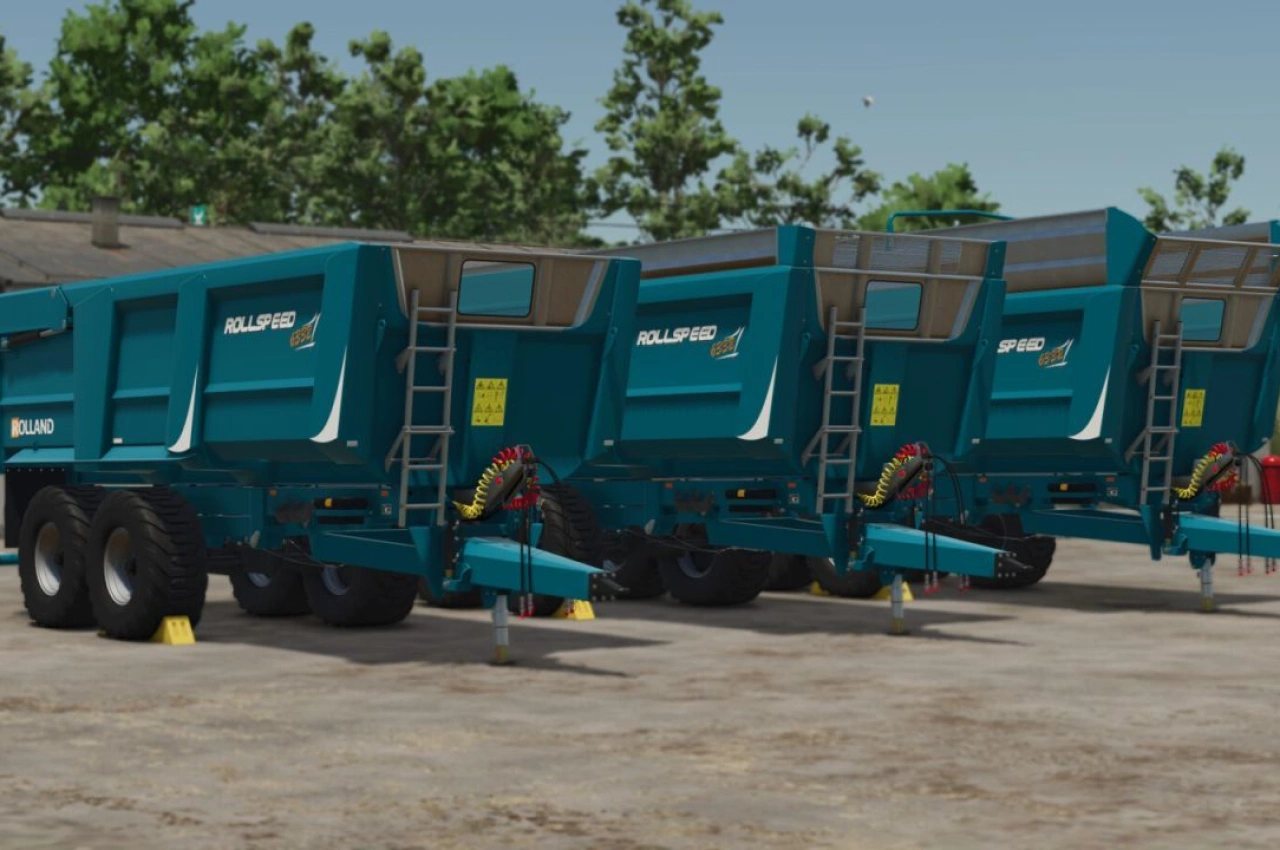 Причіп Rolland Rollspeed 6332 для Farming Simulator 25