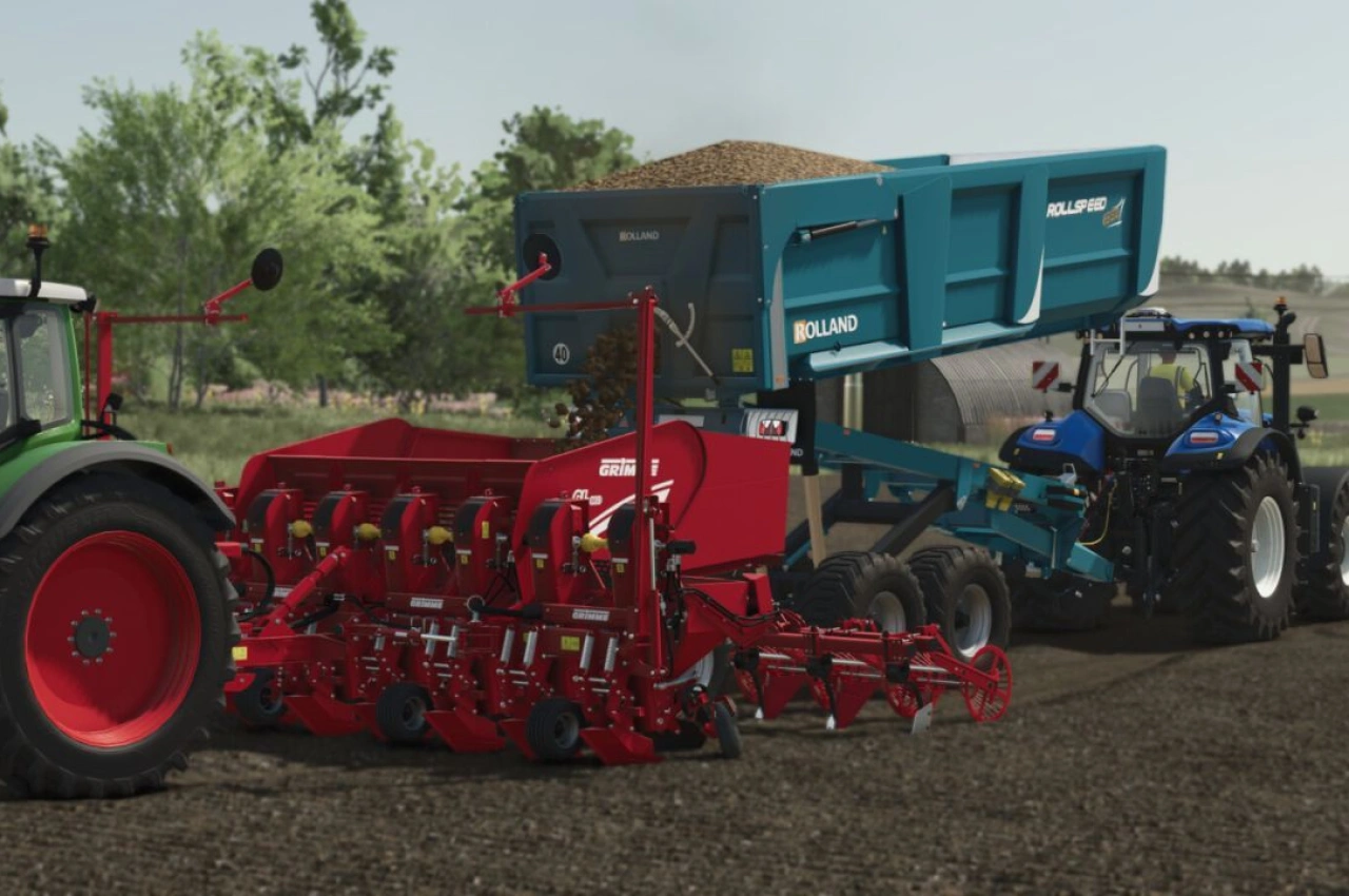 Причіп Rolland Rollspeed 6332 для Farming Simulator 25