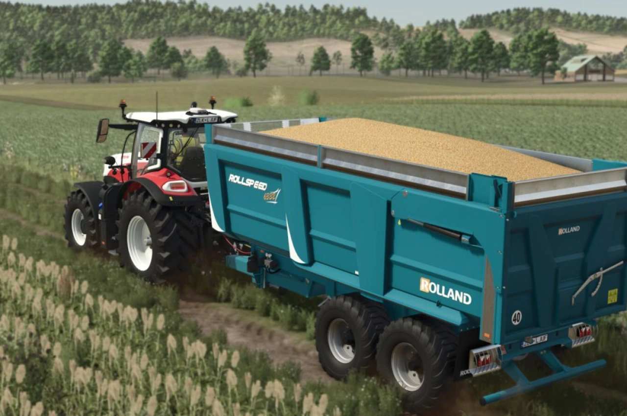 Причіп Rolland Rollspeed 6332 для Farming Simulator 25