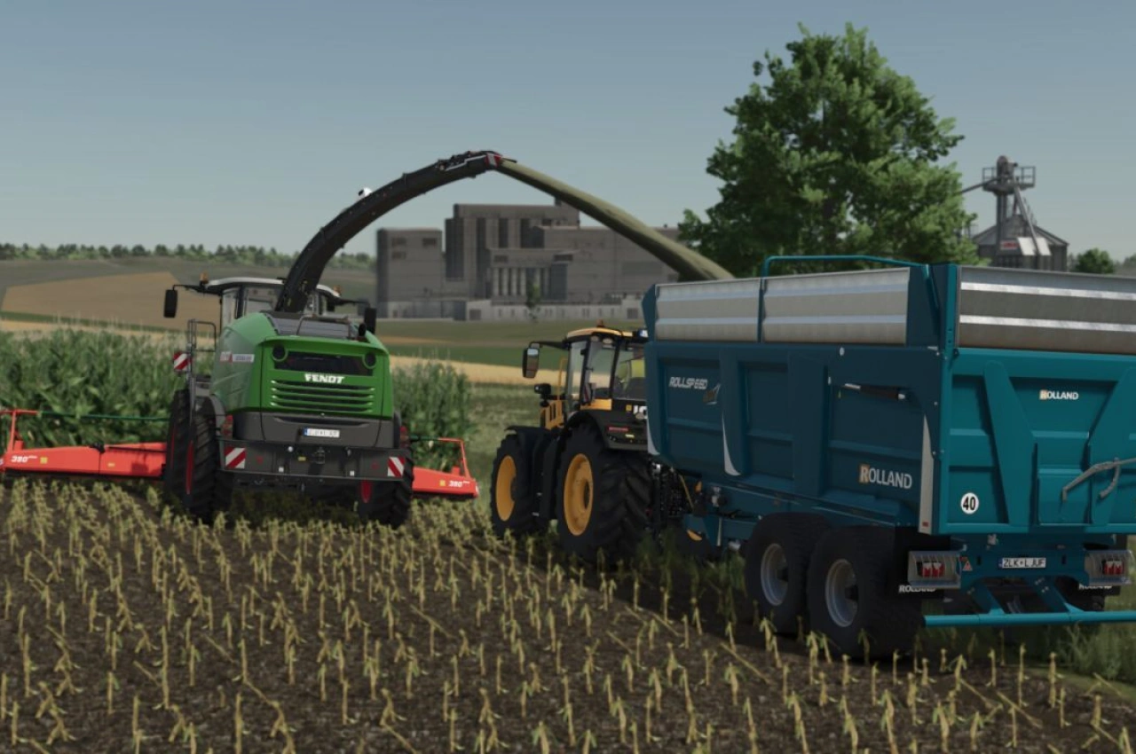 Причіп Rolland Rollspeed 6332 для Farming Simulator 25