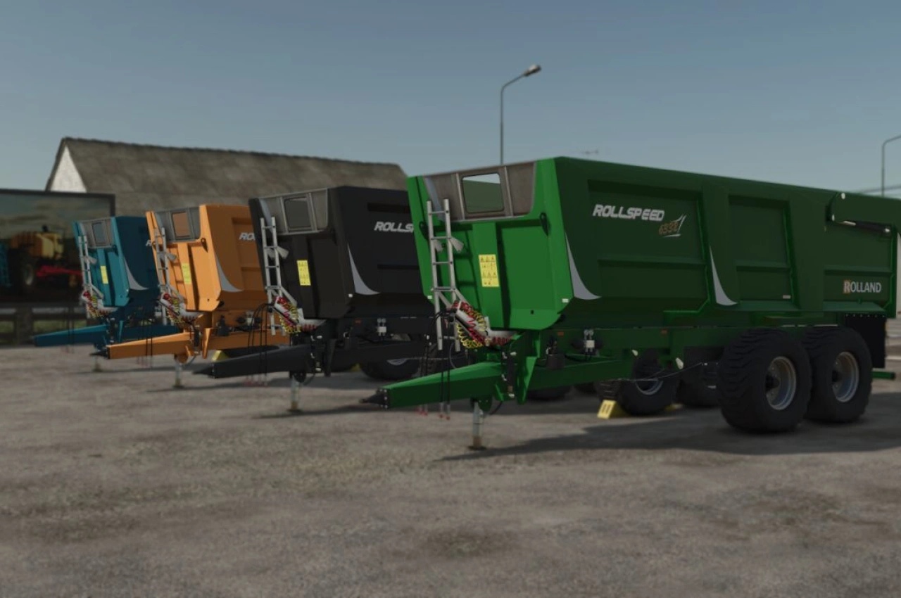 Причіп Rolland Rollspeed 6332 для Farming Simulator 25