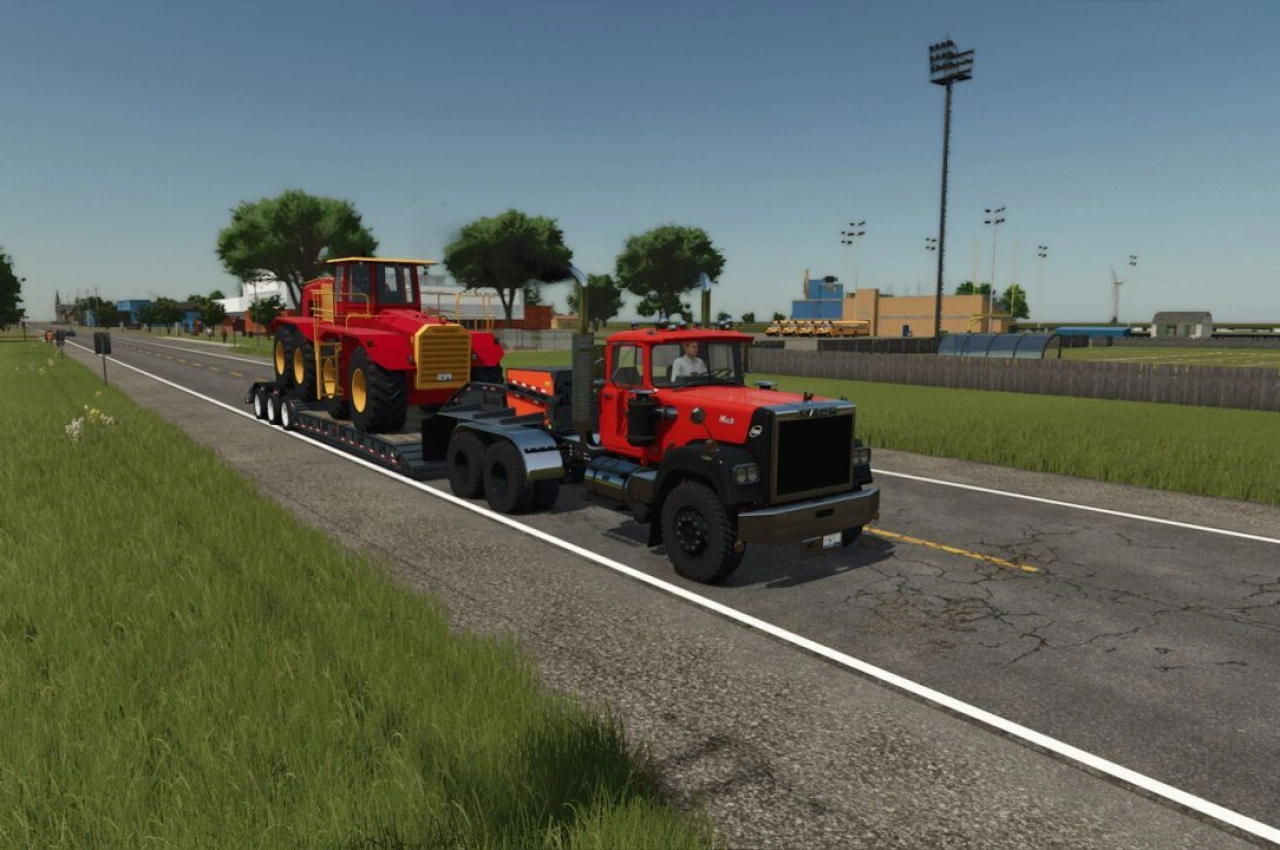 Вантажівка Mack SuperLiner 6x4 для Farming Simulator 25