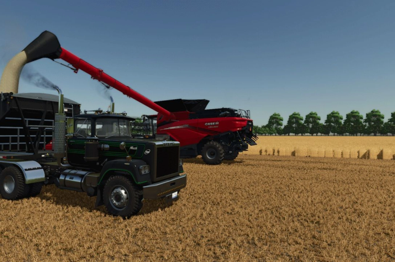 Вантажівка Mack SuperLiner 6x4 для Farming Simulator 25