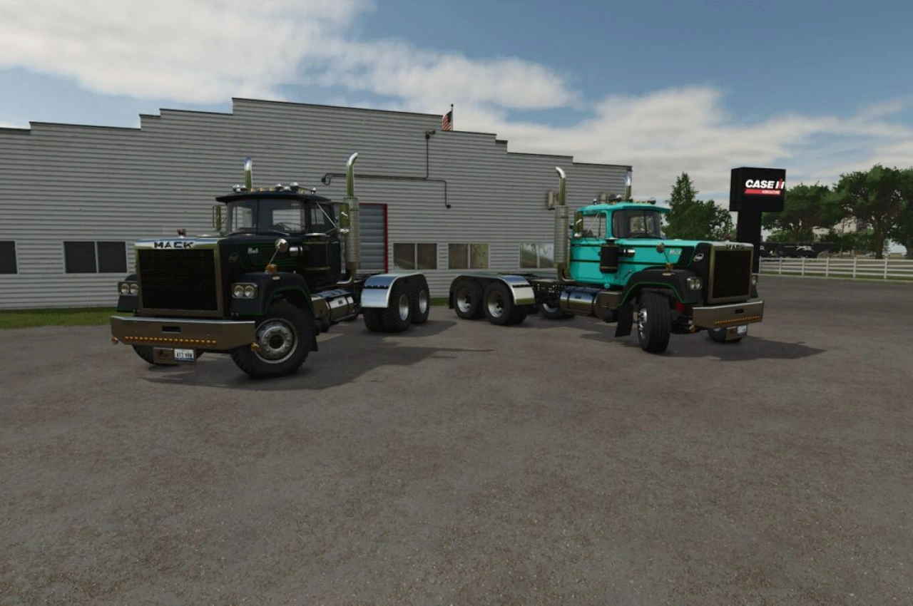 Вантажівка Mack SuperLiner 6x4 для Farming Simulator 25