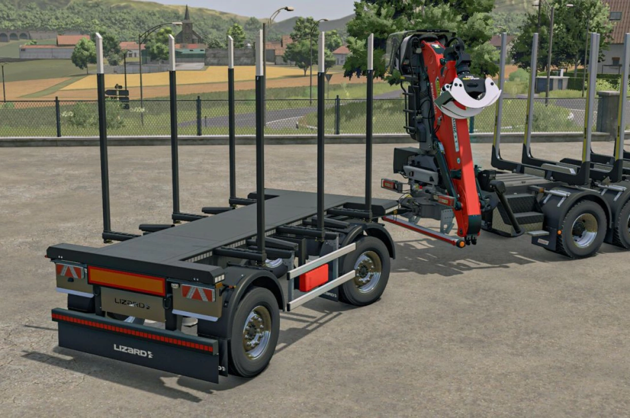Пакет причепів Lizard Timber для Farming Simulator 25