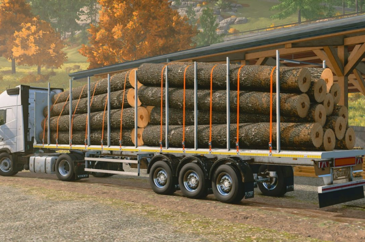 Пакет причепів Lizard Timber для Farming Simulator 25