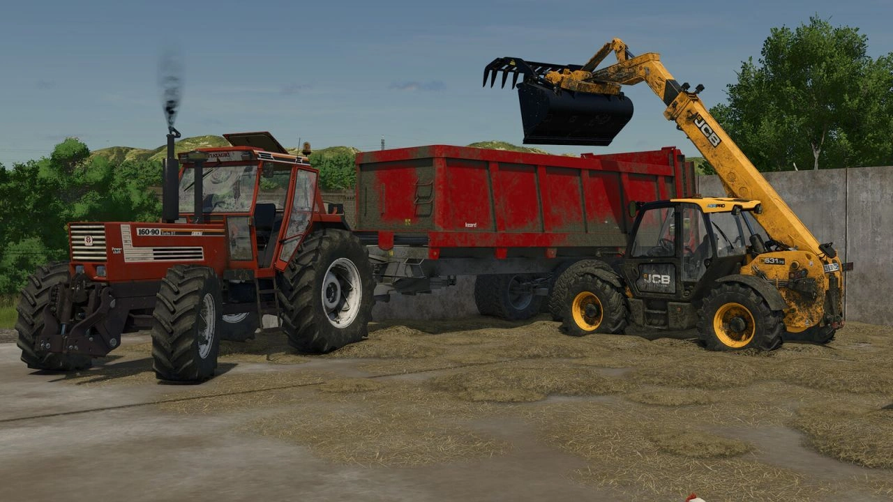 Розкидач гною Lizard EBV 1500 для Farming Simulator 25