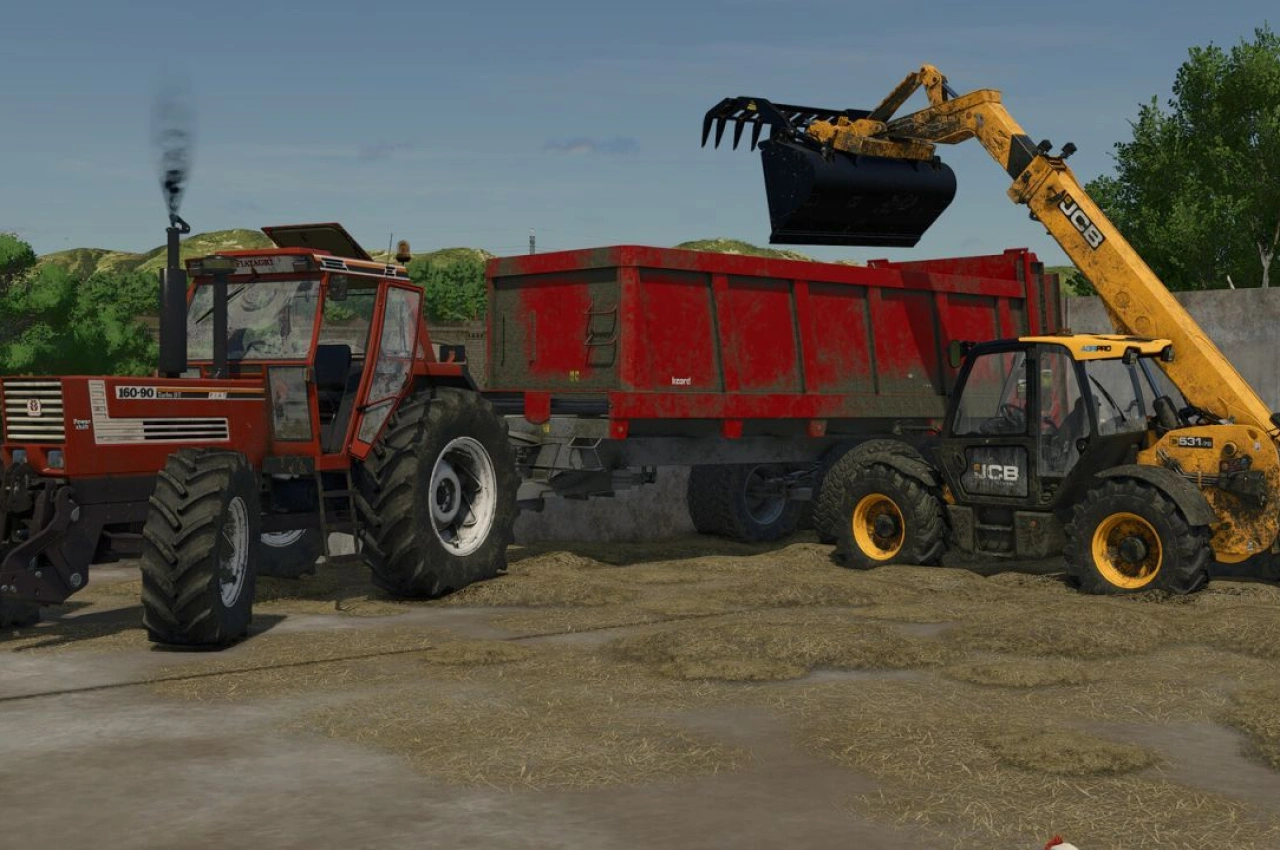 Розкидач гною Lizard EBV 1500 для Farming Simulator 25