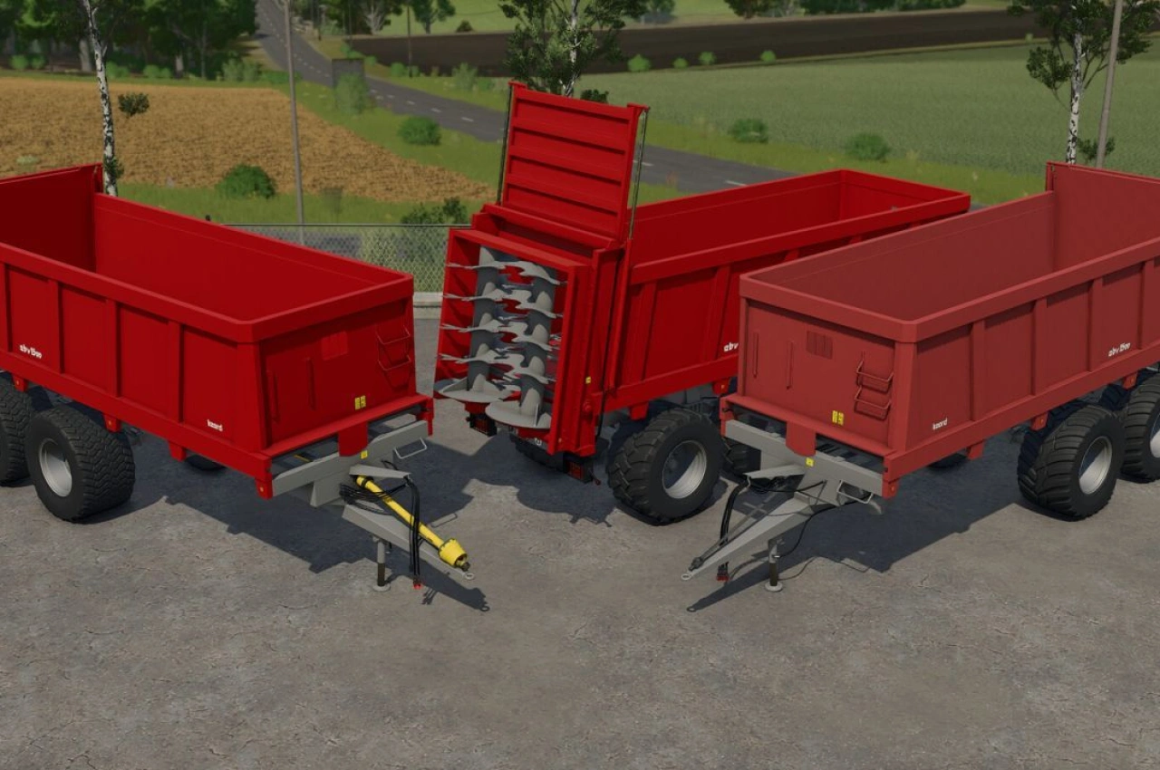 Розкидач гною Lizard EBV 1500 для Farming Simulator 25