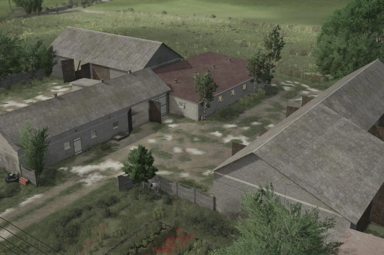 Пакет будівель для ферми для Farming Simulator 25