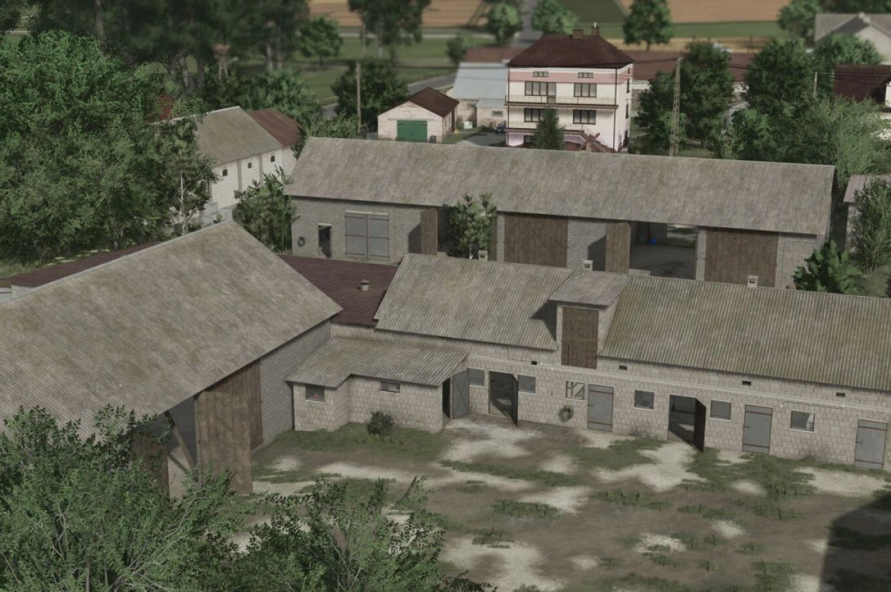 Пакет будівель для ферми для Farming Simulator 25