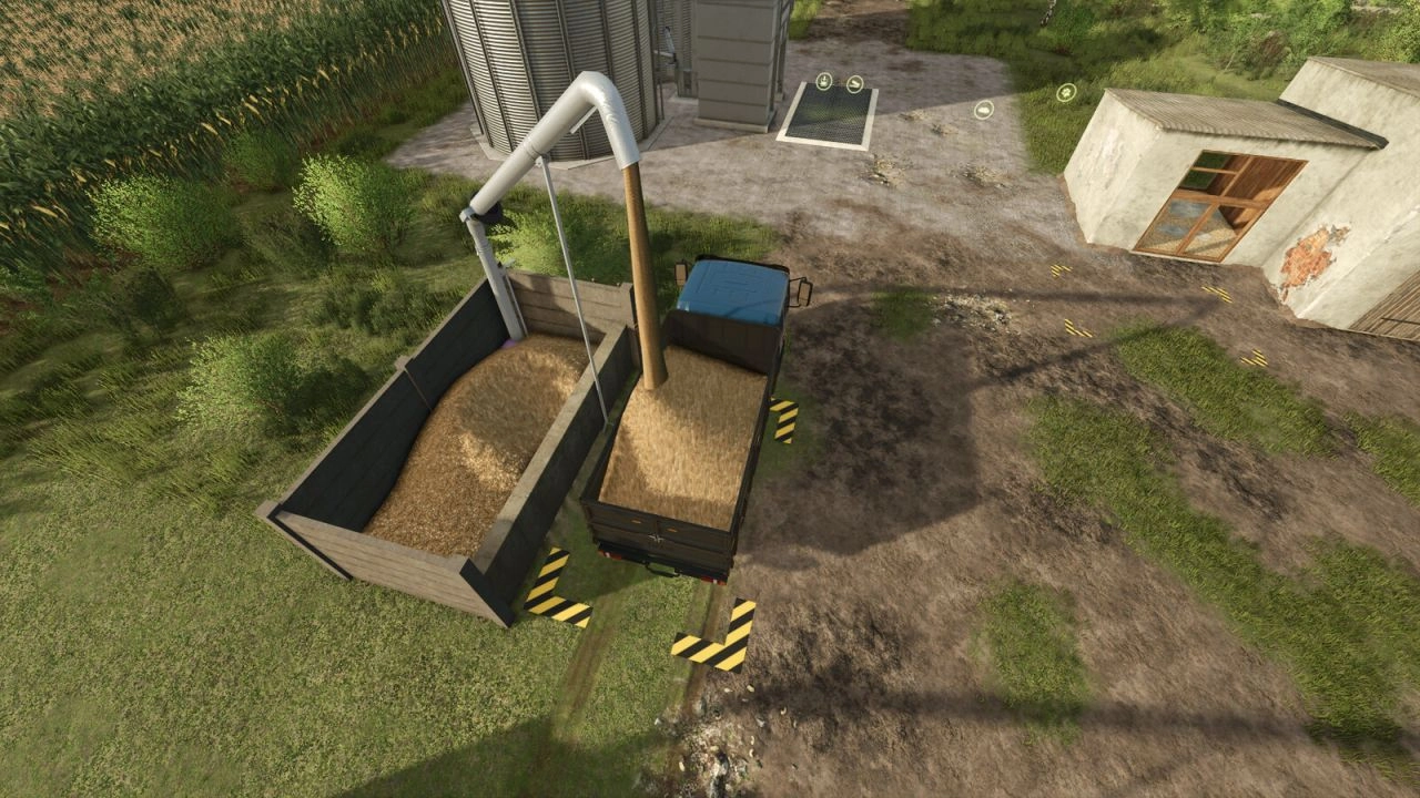 Сховище для каміння, дерев'яних трісок та гною для Farming Simulator 25