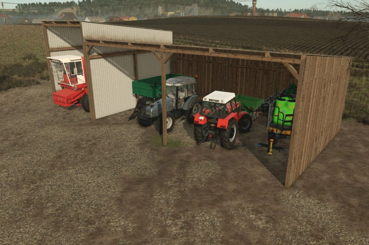 Склад для техніки для Farming Simulator 25