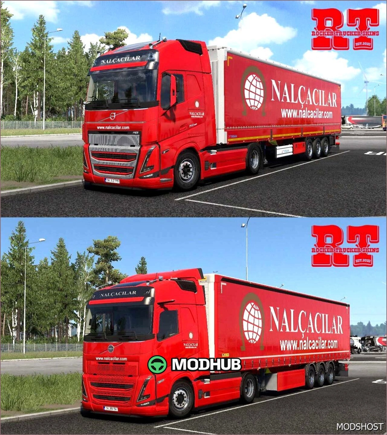 Пакет скінів Nalcacilar Transport для Euro Truck Simulator 2