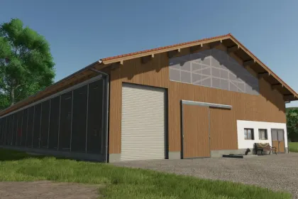 Mod für modernen Cow Barn für Farming Simulator 25 — 3