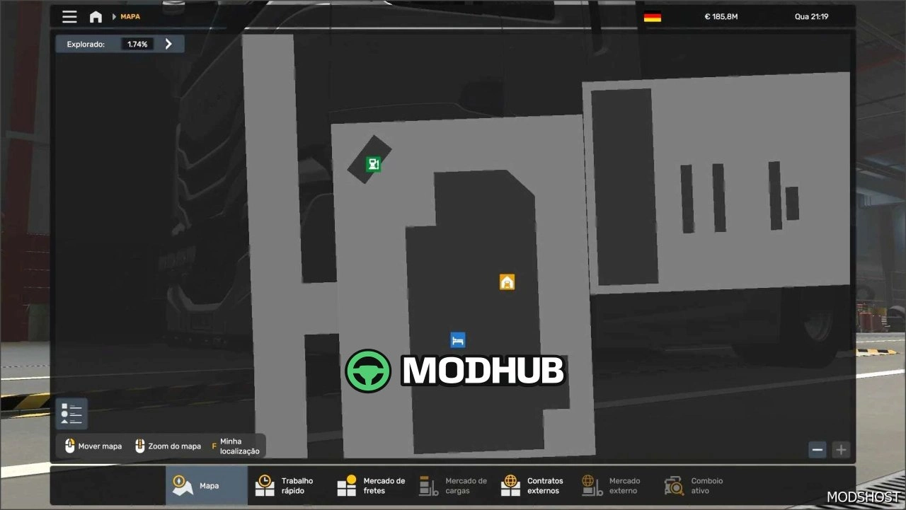 Карта Ultra Zoom для Euro Truck Simulator 2