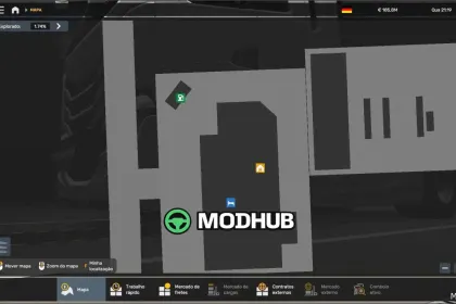 Ultra Zoom Map for Euro Truck Simulator 2