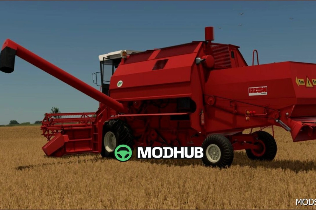 Комбайн FMZ Bizon Gigant для Farming Simulator 25