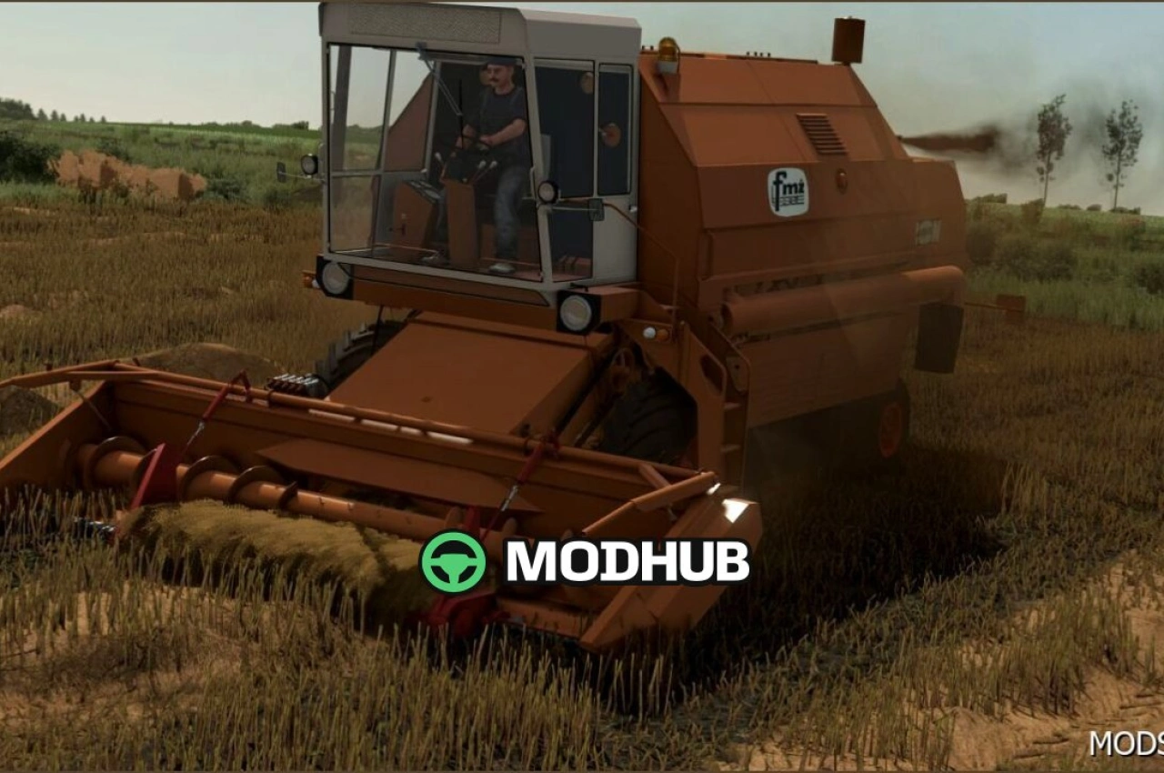 Комбайн FMZ Bizon Gigant для Farming Simulator 25