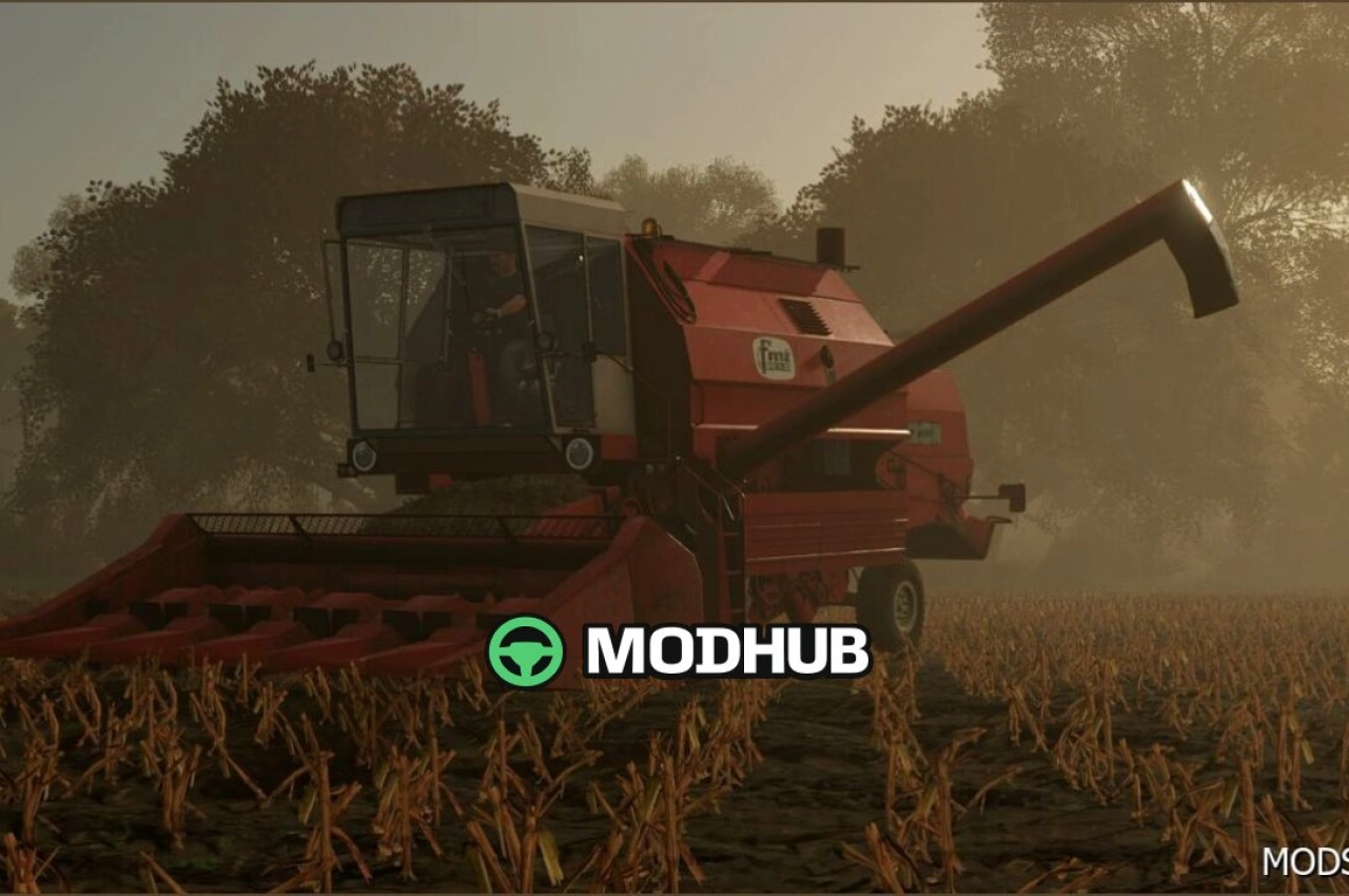 Комбайн FMZ Bizon Gigant для Farming Simulator 25