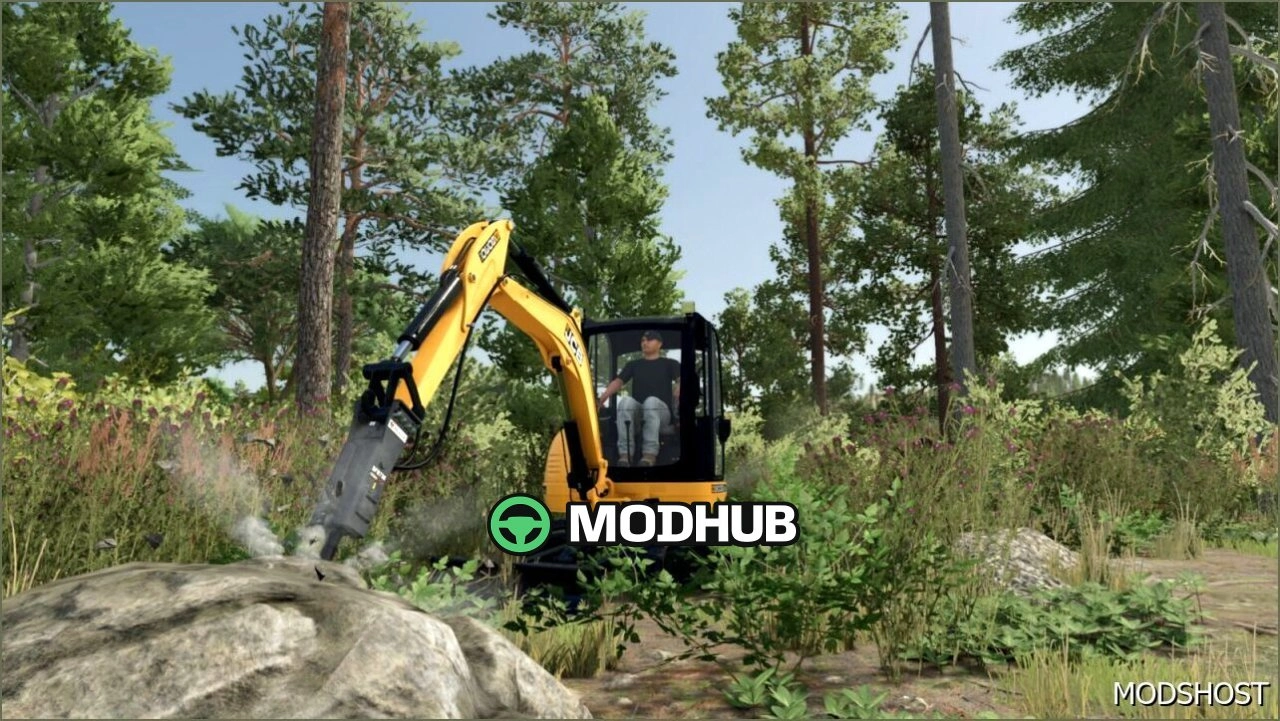 Екскаватор JCB 8030 ZTS для Farming Simulator 25