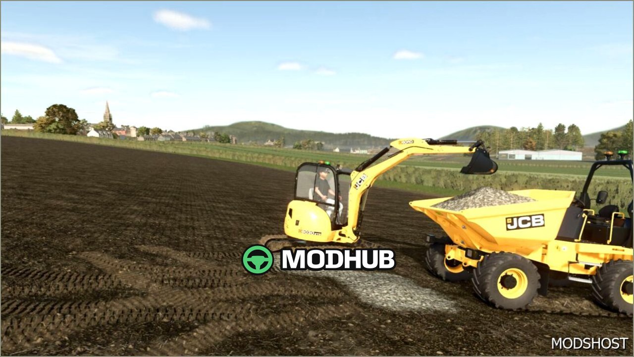 Excavator JCB 8030 ZTS for Farming Simulator 25
