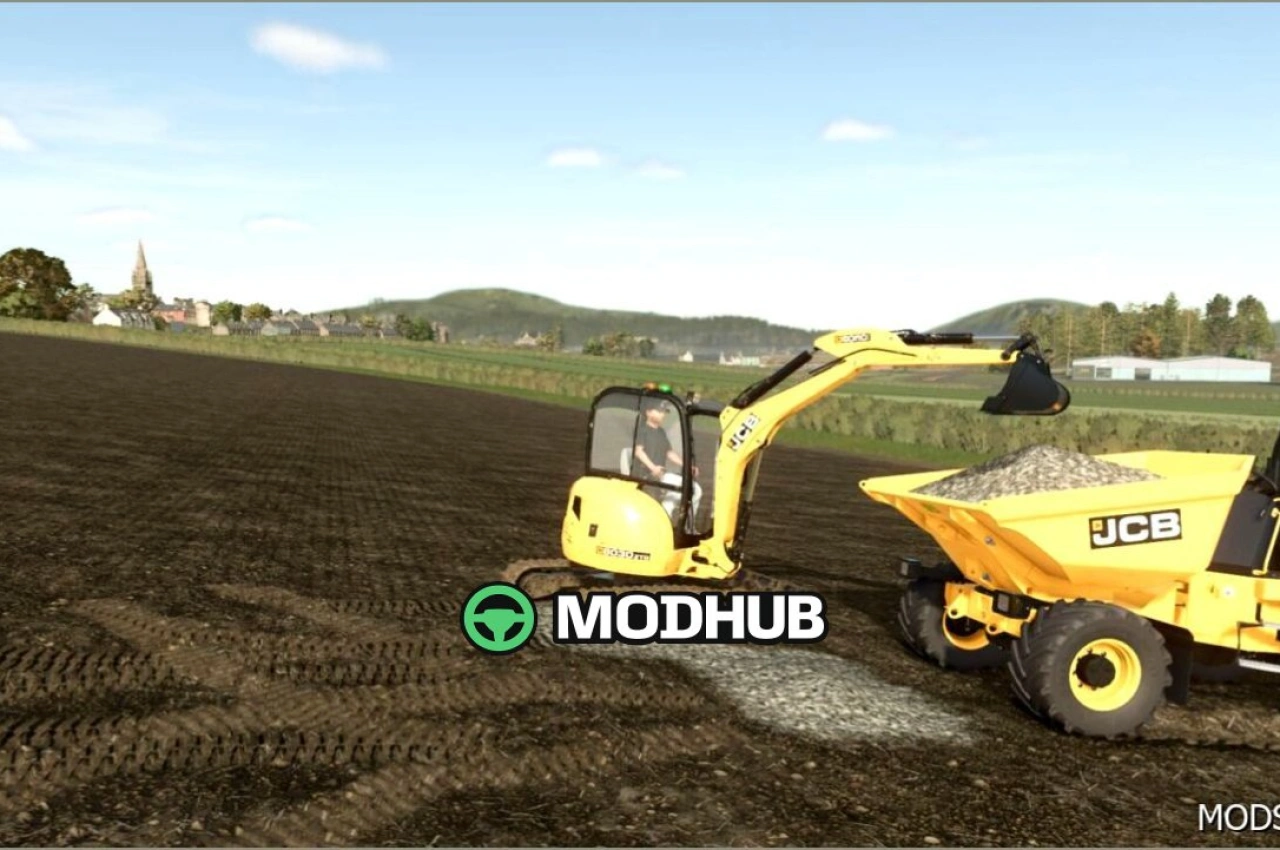 Екскаватор JCB 8030 ZTS для Farming Simulator 25